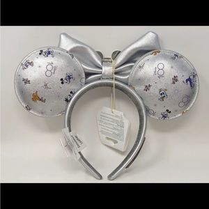 Disney 100 Years Of Wonder Loungefly Minnie Mouse Bow Ears Headband